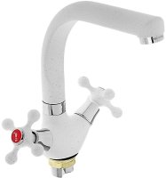 Смеситель для кухни Frap H5408 F5408-8 Белый