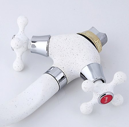 Смеситель для кухни Frap H5408 F5408-8 Белый 