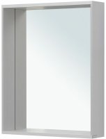 Зеркало Allen Brau Reality 60 1.32016.02 с подсветкой Серебро браш с сенсорным выключателем