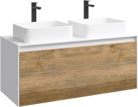 Корпус тумбы под раковину Aqwella 5 Stars Mobi 120 MOB0112W подвесной Белый 