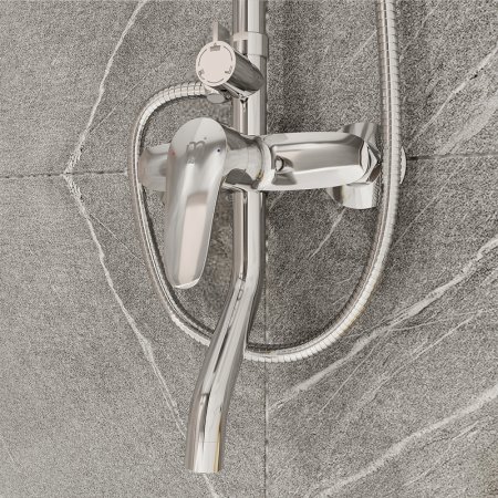 Душевая система Milardo Simp SIMSB1FM06 Хром 