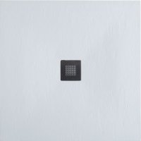 Душевой поддон из искусственного камня Allen Brau Priority 90x90 8.31002-21 Белый камень