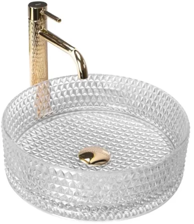 Раковина 35,5х35,5 см Rea Cristal REA-U9670 