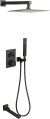 Душевая система ALMAes Khabur TVZ-0897 с термостатом Черная матовая 
