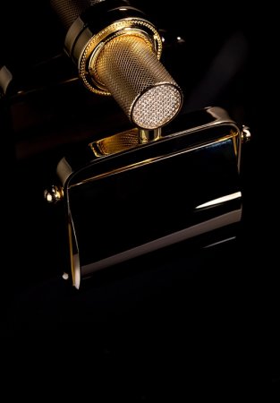 Держатель туалетной бумаги Boheme Royal Cristal 10921-G-B с крышкой Золото 