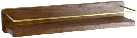 Деревянная полка Bronze de Luxe Forest 10711G Орех Золото матовое 