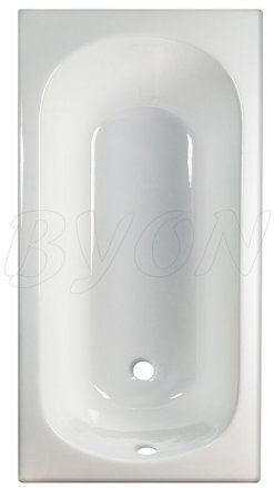 Чугунная ванна Byon B13 120x70 Н0000015 с антискользящим покрытием 