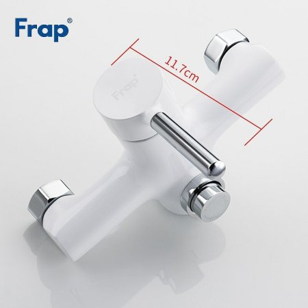 Смеситель для ванны Frap H44-8 F2244-8 универсальный Белый Хром 