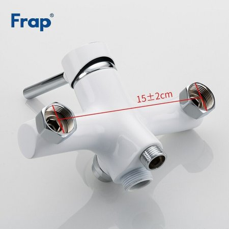 Смеситель для ванны Frap H44-8 F2244-8 универсальный Белый Хром 