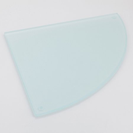 Стеклянная полка Frap F19 F1907-2 угловая Хром 