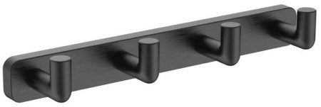 Планка с 4 крючками Raglo R320.054.09, графит 