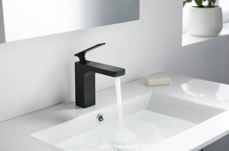 Смеситель Timo Torne 4361/03F для раковины, черный 