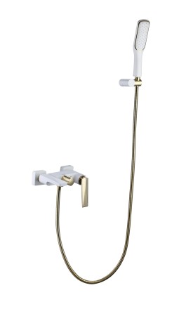 Смеситель для ванной Boheme Venturo 383-W Белый / золото 