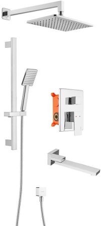 Душевая система Swedbe Platta 5545 Хром 
