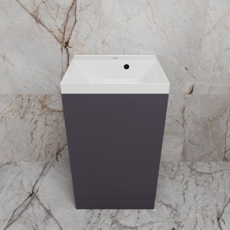 Тумба напольная Style Line "МОНО 50" под ASTI 50, графит нубук 