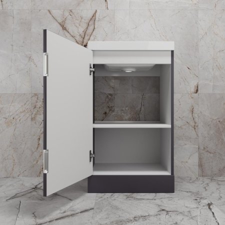 Тумба напольная Style Line "МОНО 50" под ASTI 50, графит нубук 