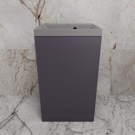 Тумба напольная Style Line "МОНО 50" под ASTI 50, графит нубук 