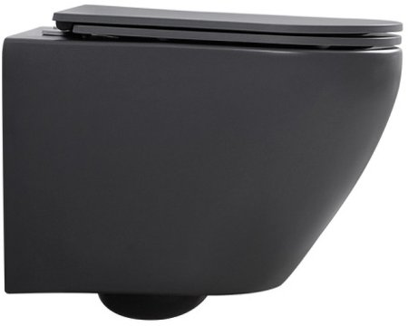 Унитаз Abber Bequem AC1101MG подвесной Серый матовый с сиденьем Микролифт 