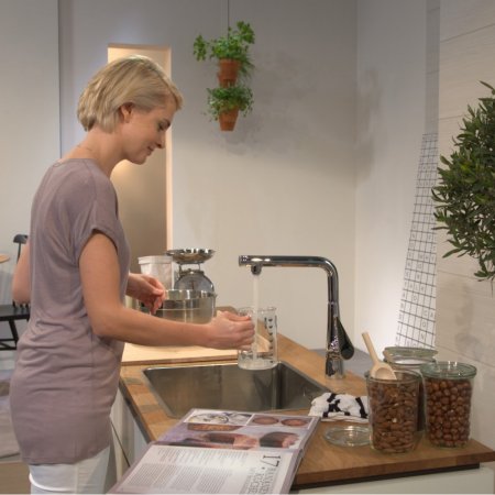 Смеситель Hansgrohe Talis Select M51 72820000 для кухонной мойки, хром 