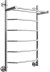 Полотенцесушитель водяной ДВИН FE лесенка 80/50 с полкой, хром 