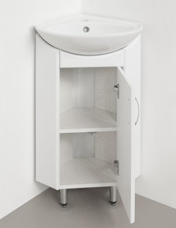 Тумба под раковину Style Line Веер 30 Белый глянец 