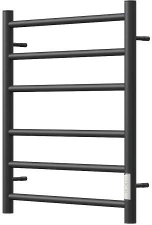 Электрический полотенцесушитель Point Аврора PN10856B П6 500x600 диммер справа Черный 