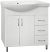 Тумба под раковину Style Line Эко Стандарт 82 R ЛС-00000109 Белая 