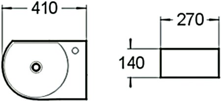 Рукомойник SantiLine SL-2015L 