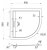 Поддон для душа Cezares TRAY-AS-R-90-30-W 90х90 см 