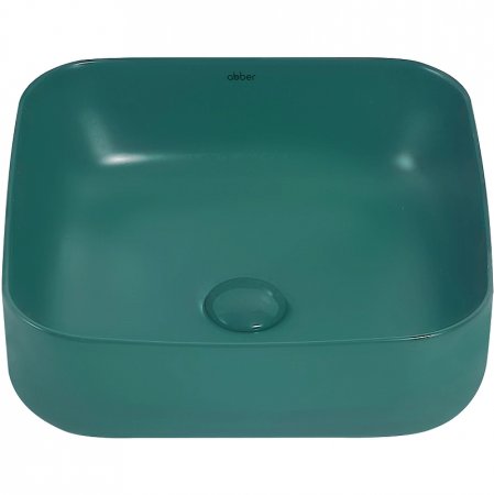 Раковина-чаша Abber Rechteck 39 AC2211MBG Темно-зеленая матовая 
