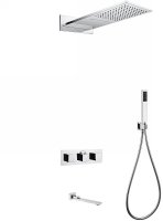 Душевая система Abber Daheim AF8253 с термостатом Хром