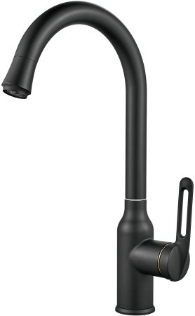 Смеситель для кухни Raffine F103H, черный 