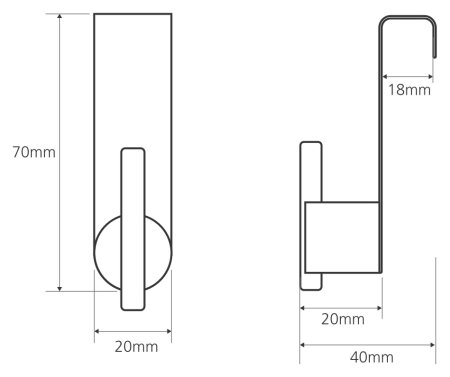 Крючок Bemeta Omega 104106152 