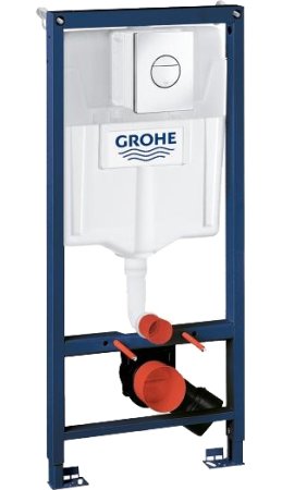 Система инсталляции для унитазов Grohe Solido 38832000 3 в 1 с кнопкой смыва 