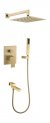 Душевая система скрытого монтажа Grocenberg GB5089MG-1 Матовый золото 