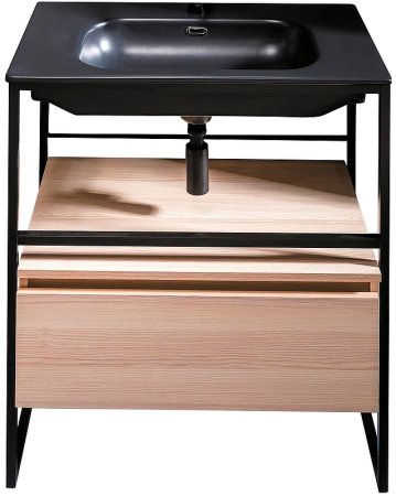 Консоль под раковину Boheme Armadi Art Loft 80 893-080 Черная 