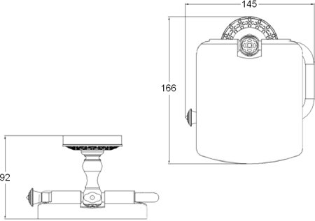 Держатель туалетной бумаги Zorg Antic AZR 08 SL 