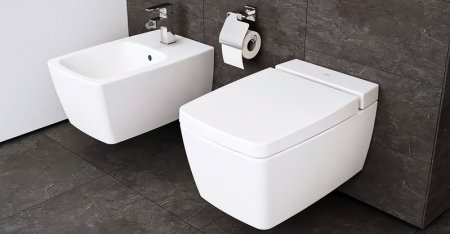 Унитаз подвесной VitrA Metropole 7672B003-1686 с емкостью для чистящей жидкости 