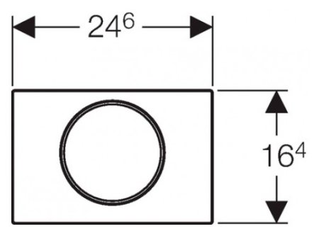 Кнопка смыва Geberit Sigma 10 115.758.KK.5 белый / золото 