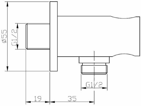 Душевой гарнитур BelBagno Ancona ANCONA-DFS-CRM Хром 