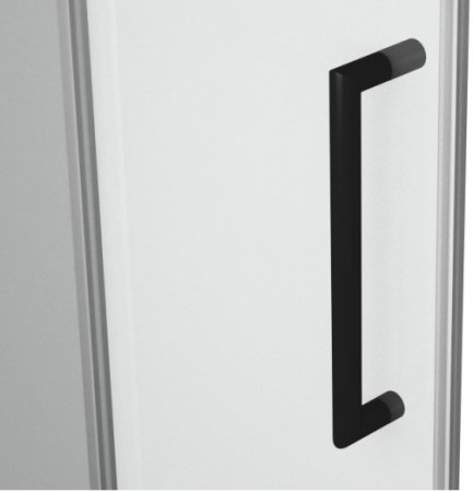 Душевая дверь в нишу Bravat Blackline 120х200 см. раздвижная 