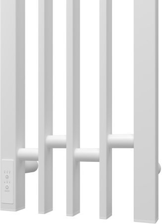 Полотенцесушитель электрический Point Фрея PN20738W П2 180x800 диммер слева, белый 