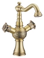 Смеситель Zorg Antic A 3008U-BR для раковины