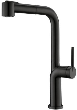 Смеситель для кухни BelBagno BB-LAM60-NERO Черный матовый 