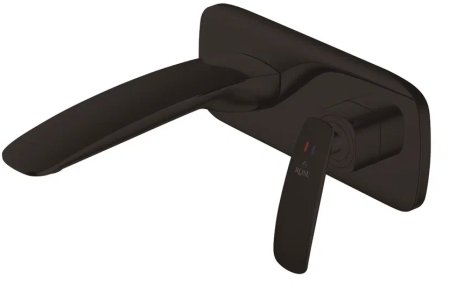 Смеситель для раковины встраиваемый Rose R11H R1141H, черный 