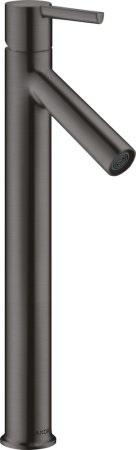 Смеситель Axor Starck 10103340 для раковины, шлифованный черный 