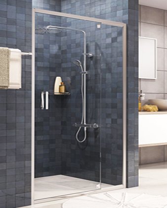 Душевая дверь в нишу WasserKRAFT Berkel 48P05 120 см 