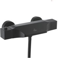 Смеситель для ванны с термостатом Rose R3702H, черный