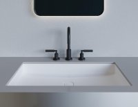 Раковина подстольная матовая 75x40 Salini MAREA 10 1802210M белая