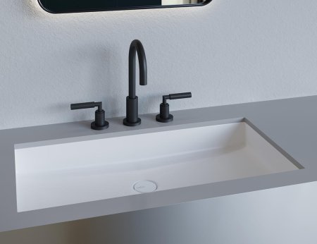 Раковина подстольная матовая 75x40 Salini MAREA 10 1802210M белая 